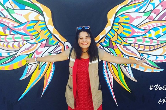 Wiem Chamsi smiling at the camera