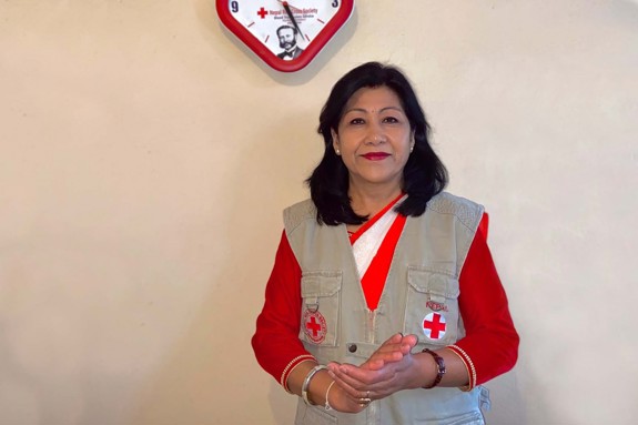 Dr. Manita Rajkarnikar smiling at the camera