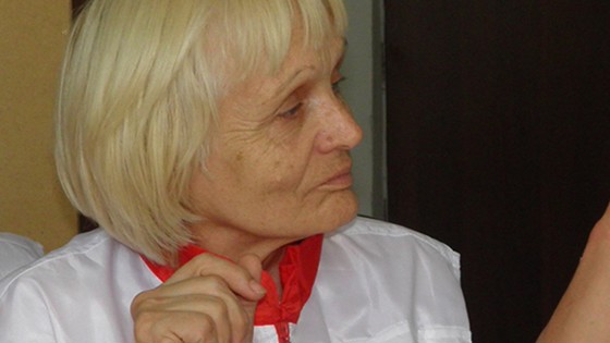 Shamshura Lyudmila Grigoriyevna smiling