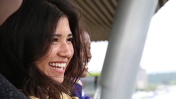 Sofia Palma laughing