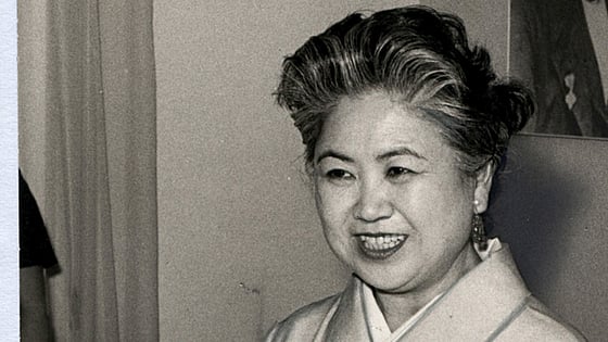 Mrs. Hashimoto from the Japanese Red Cross.