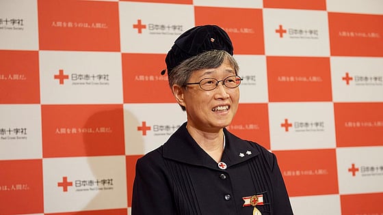 Miki Takahara smiling at the camera