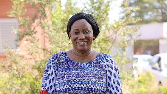 Coulibaly Rosalie Dabou smiling at the camera