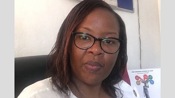 Photo of Stella Munyi of the Canadian Red Cross smiling
