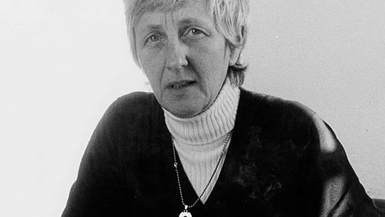 Black and white picture of Jeanne Egger