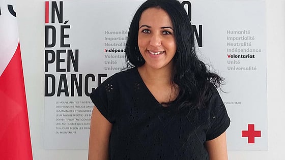 Amel Khelifa-Kerfa looking at the camera