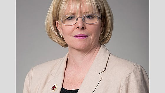 Ann Clancy smiling towards the camera