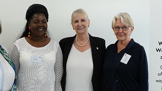 Cecile Akame, Sara Fowler and Margareta Wahlström