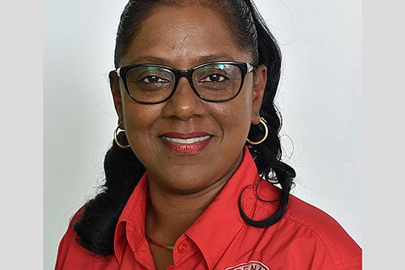 Samantha Dickson smiling at the camera