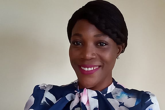 Ifeyinwa Luciana Nwankwo smiling at the camera