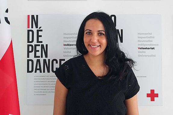 Amel Khelifa-Kerfa smiling at the camera