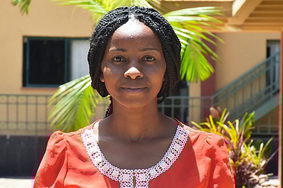 Esther Muiruri smiling at the camera