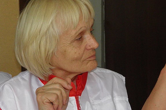 Shamshura Lyudmila Grigoriyevna smiling