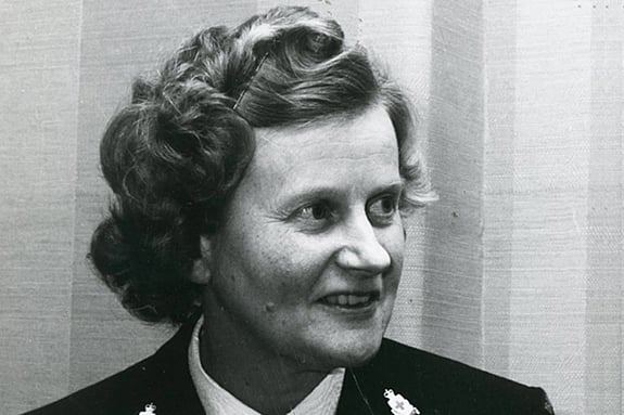 Archive picture of Lady Aileen McCorkell