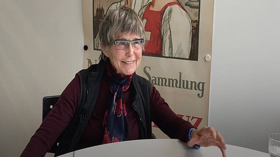 Dr Rosmarie Nüssli smiling at the camera