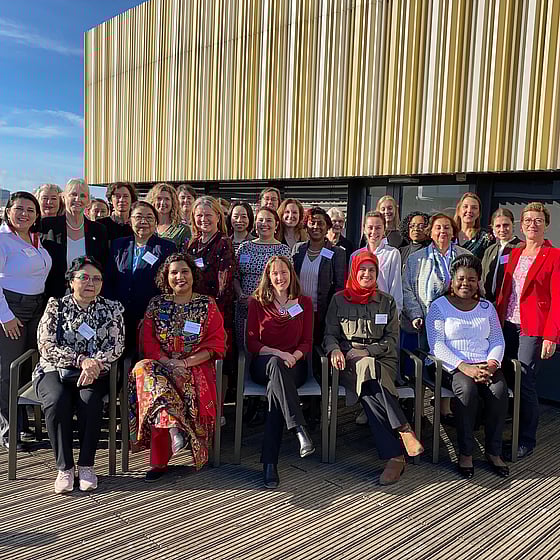 Group photo French Red Cross office Paris